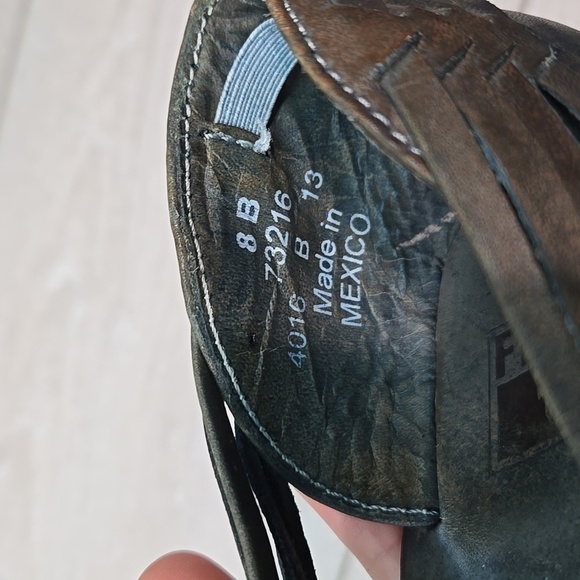 Frye Women Leather 73216 Loafer boho slip on shoes sz 8B - Picture 10 of 10